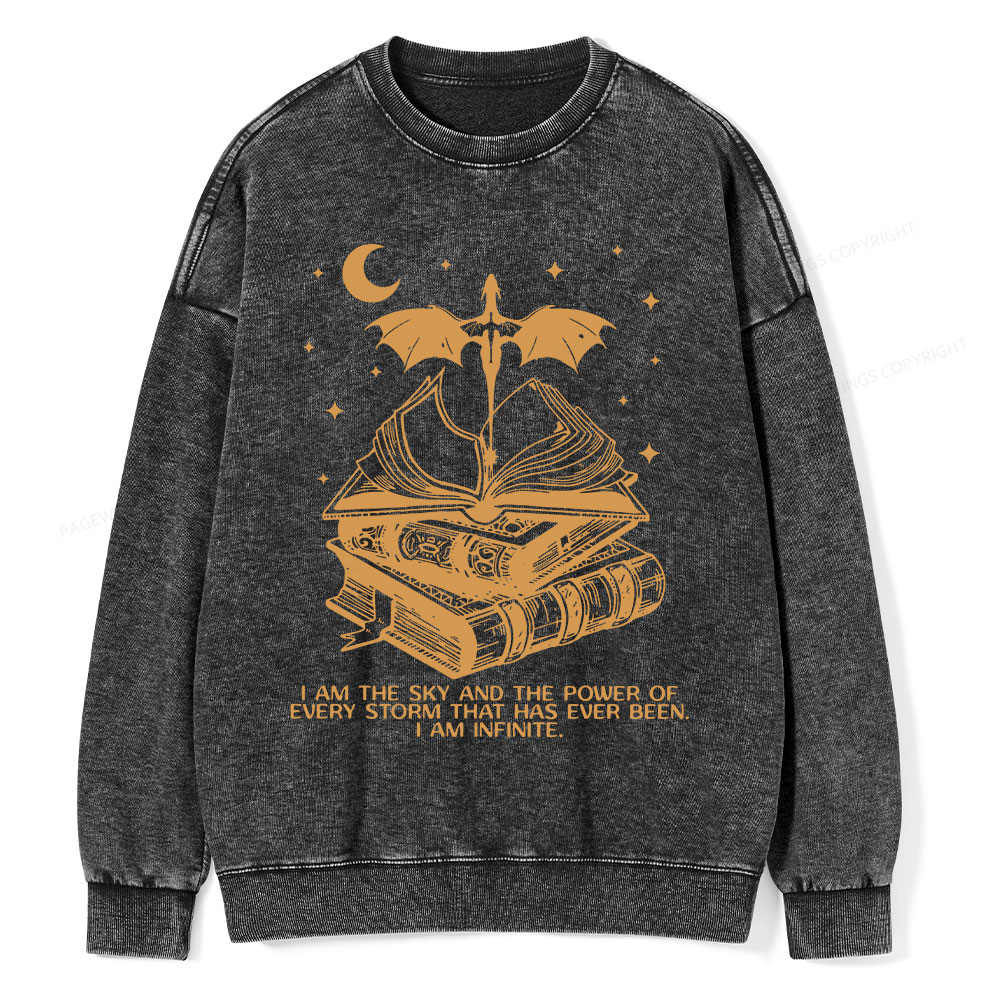 Pagewings Fourthwing Unisex Washed Sweatshirt