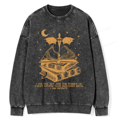 Pagewings Fourthwing Unisex Washed Sweatshirt