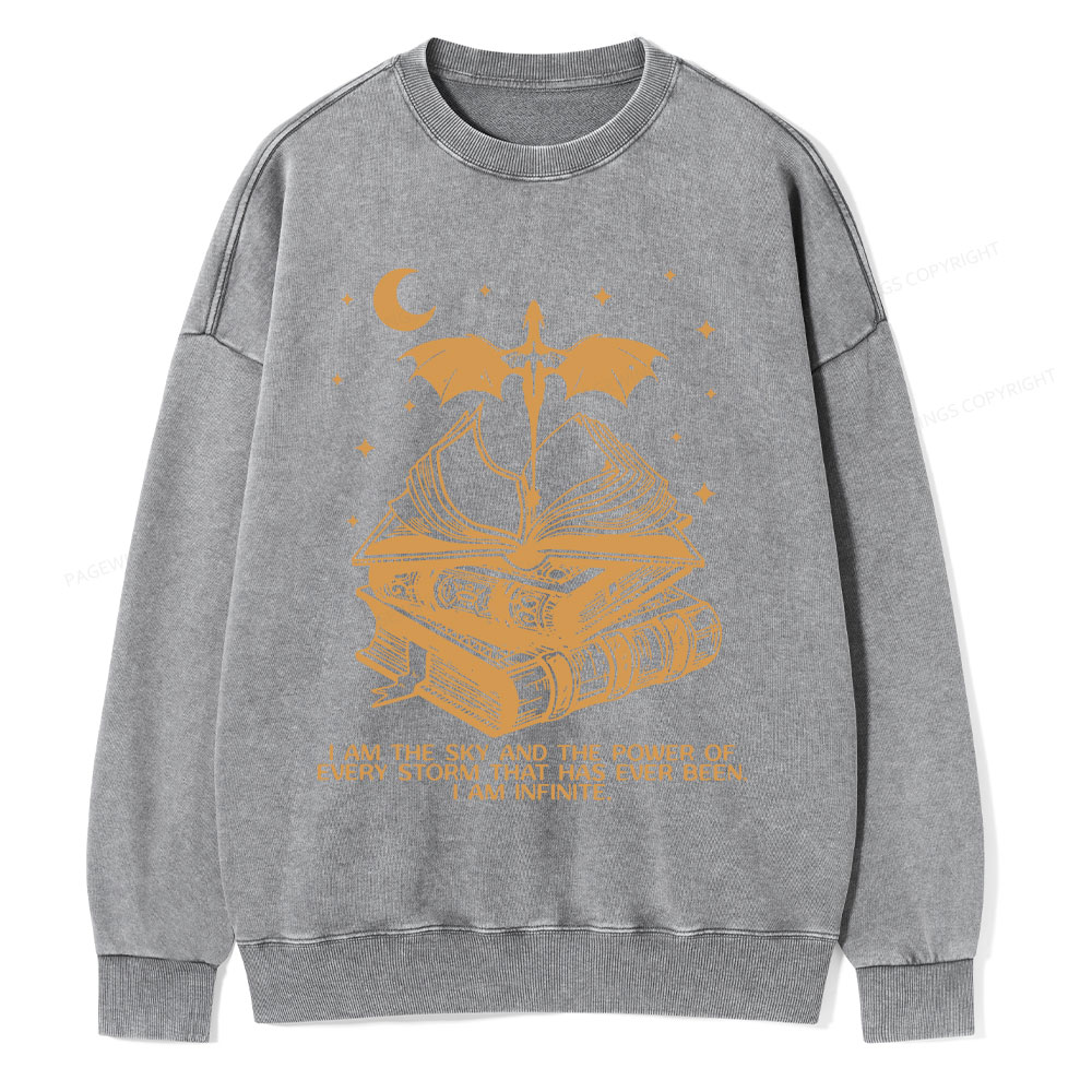 Pagewings Fourthwing Unisex Washed Sweatshirt