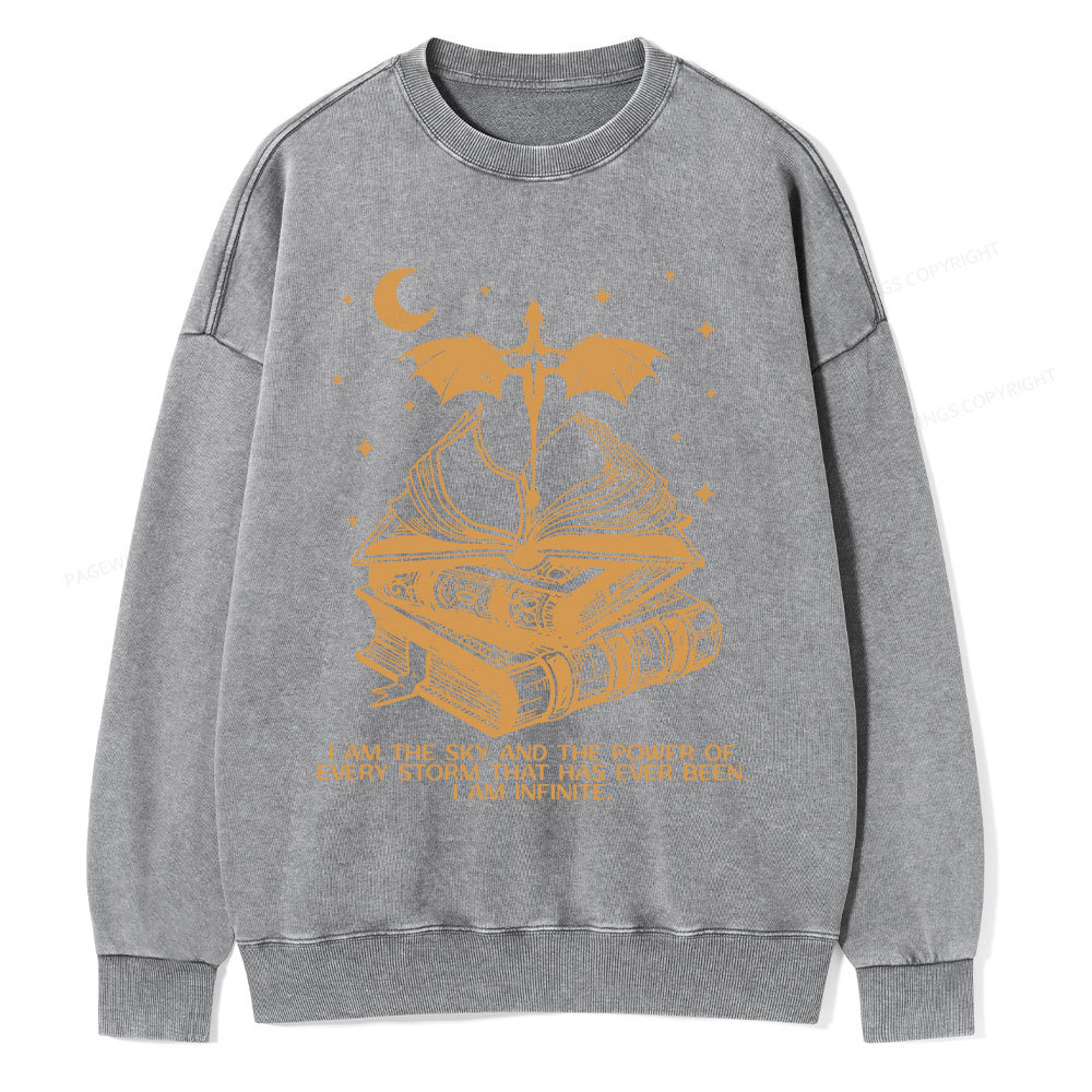 Pagewings Fourthwing Unisex Washed Sweatshirt
