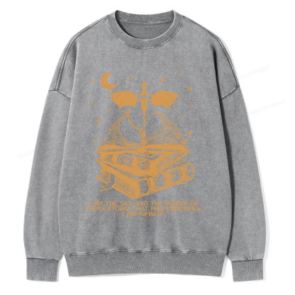Pagewings Fourthwing Unisex Washed Sweatshirt