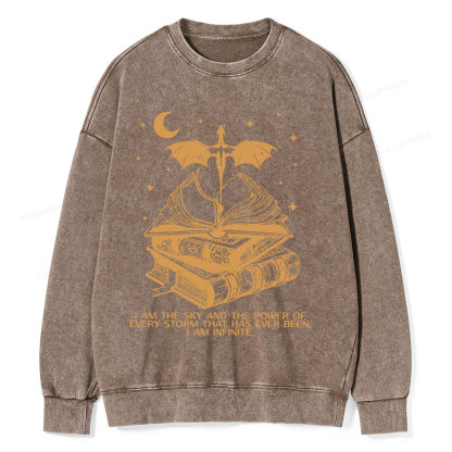 Pagewings Fourthwing Unisex Washed Sweatshirt