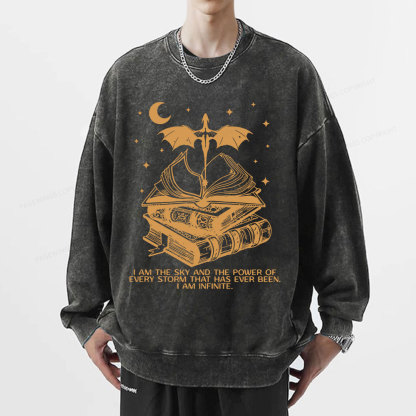 Pagewings Fourthwing Unisex Washed Sweatshirt
