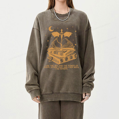 Pagewings Fourthwing Unisex Washed Sweatshirt