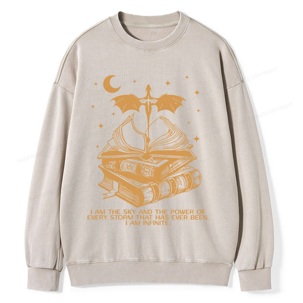 Pagewings Fourthwing Unisex Washed Sweatshirt
