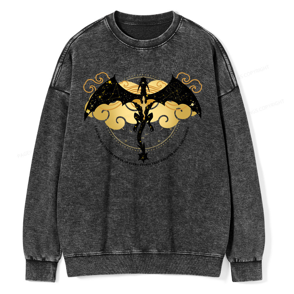 Pagewings Fourthwing Unisex Washed Sweatshirt