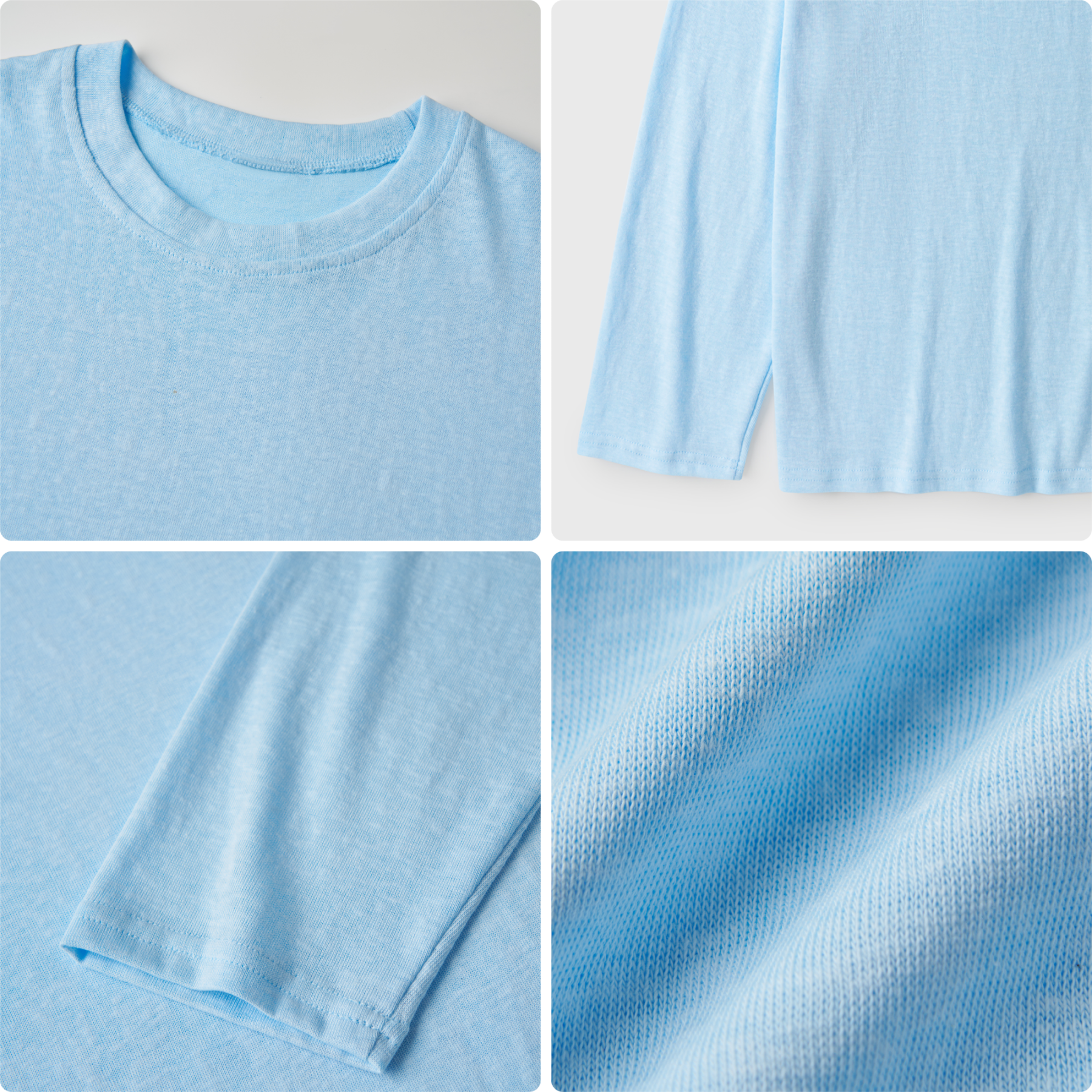 A-CO轻薄款长袖T上架模板Pagewings Unisex Lightweight Long Sleeve T-Shirt