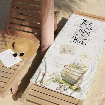 Pagewings There's No Such Thing As Too Many Books Blanket