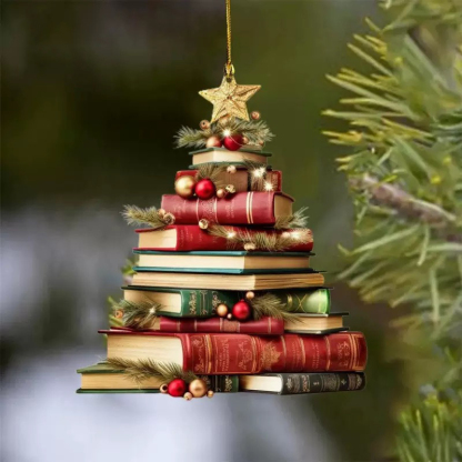 Pagewings Christmas Book Tree Ornament