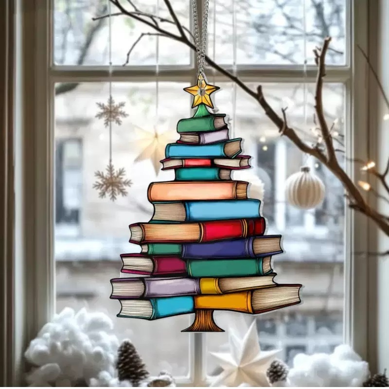 Pagewings Christmas Book Tree Ornament