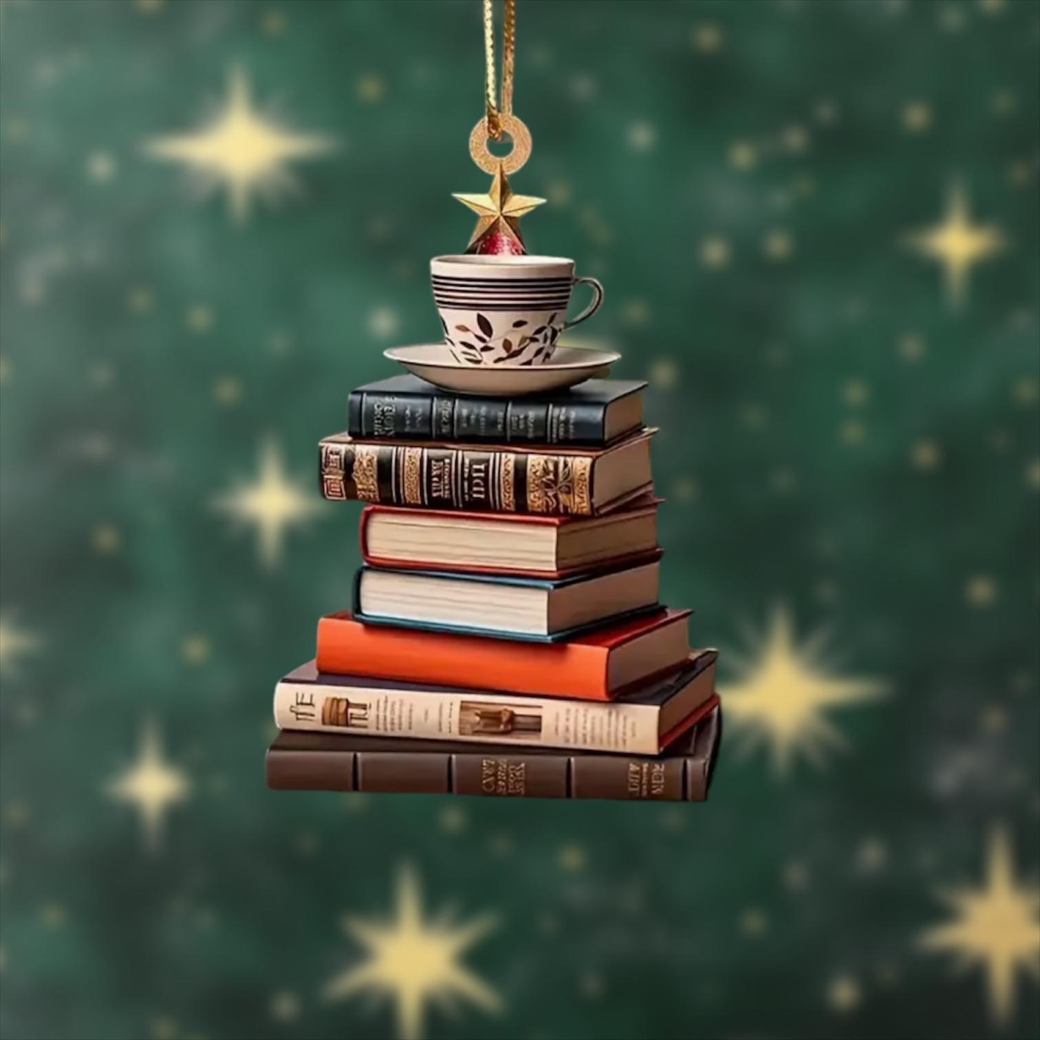 Pagewings Christmas Book Tree Ornament
