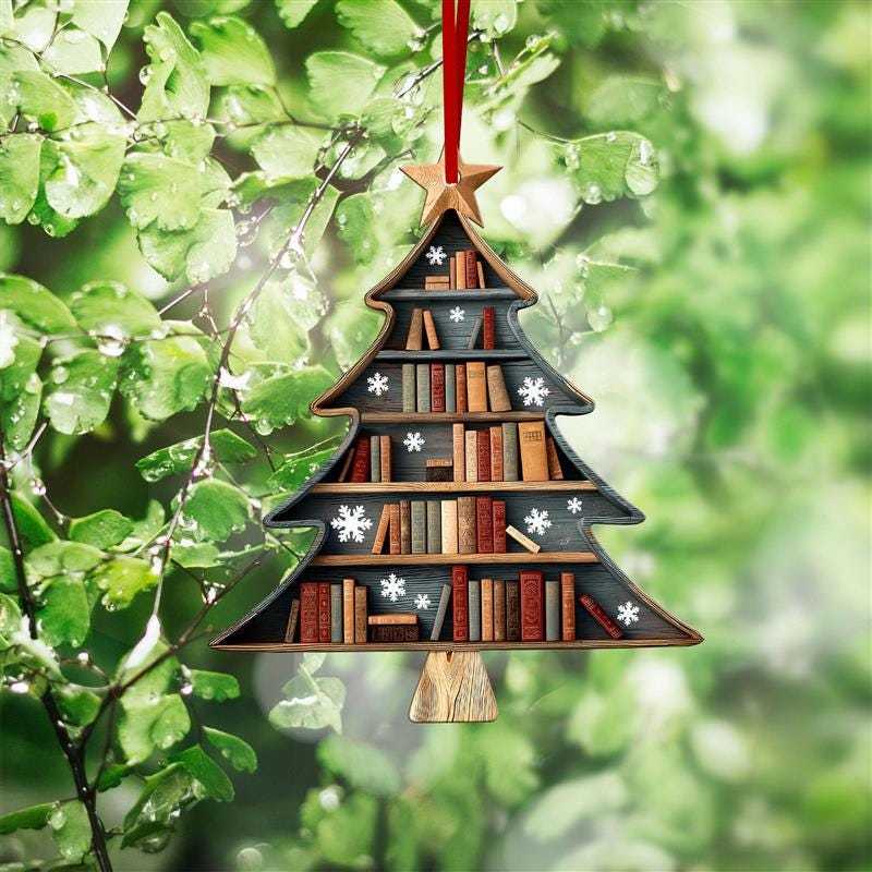 Pagewings Christmas Book Tree Ornament