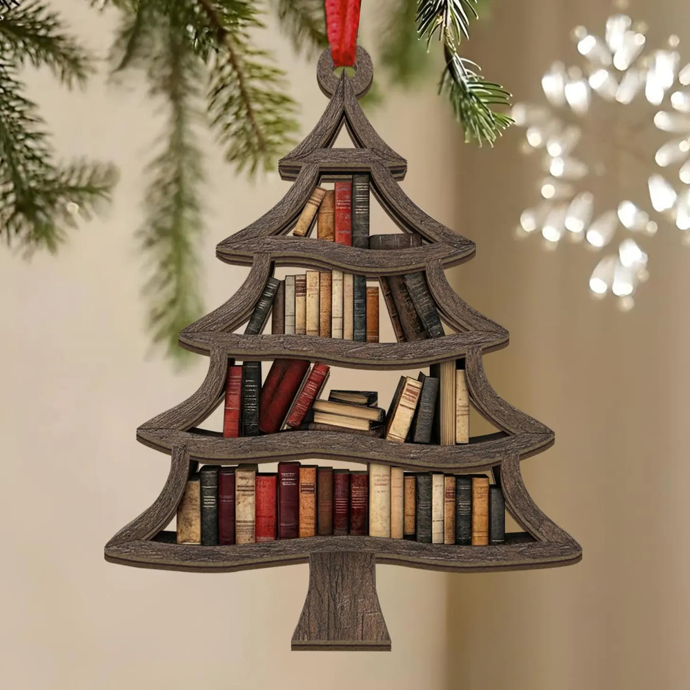 Pagewings Christmas Book Tree Ornament