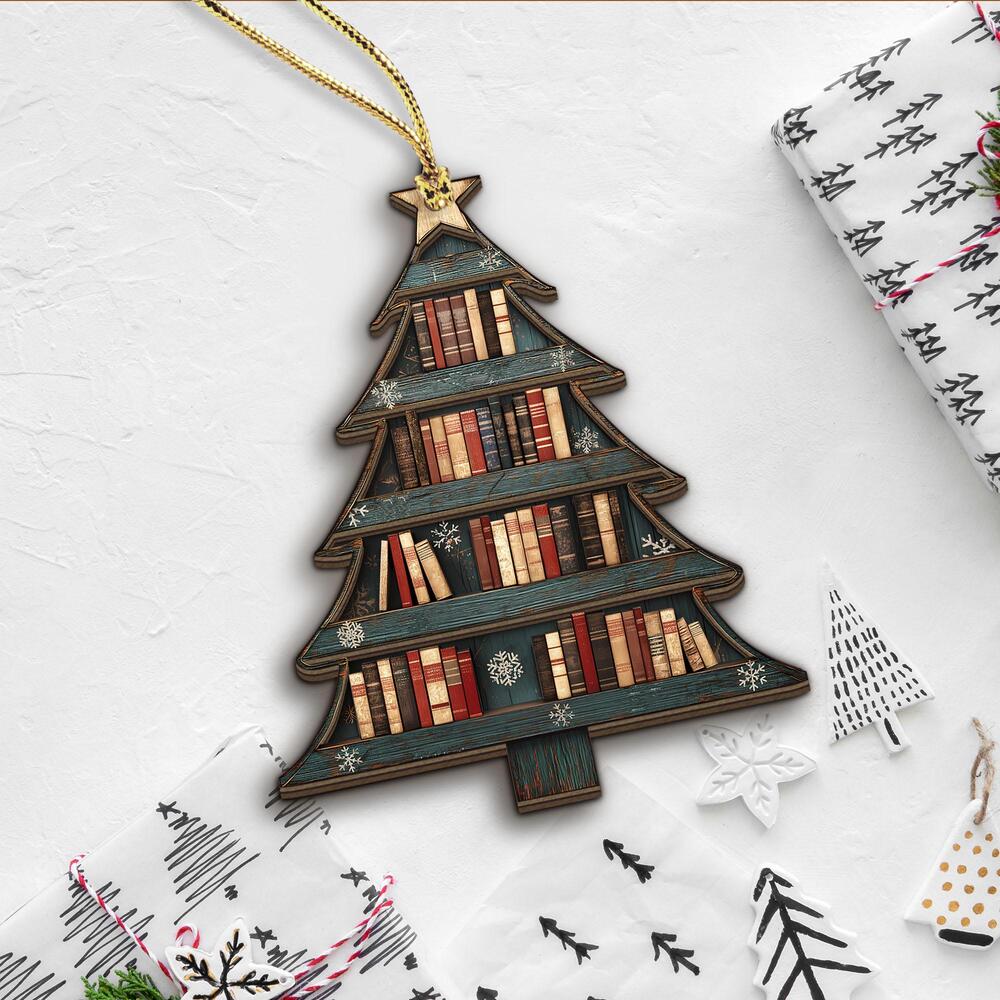 Pagewings Christmas Book Tree Ornament