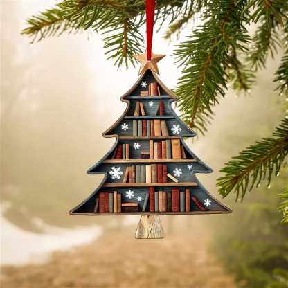 Pagewings Christmas Book Tree Ornament