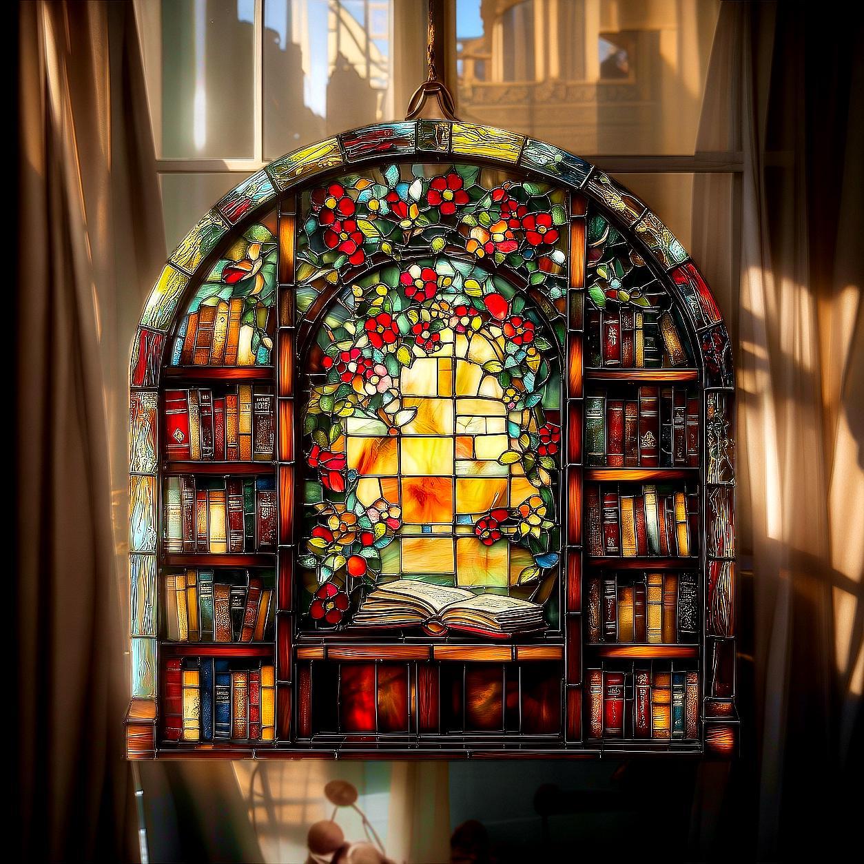 Pagewings Library Ornament