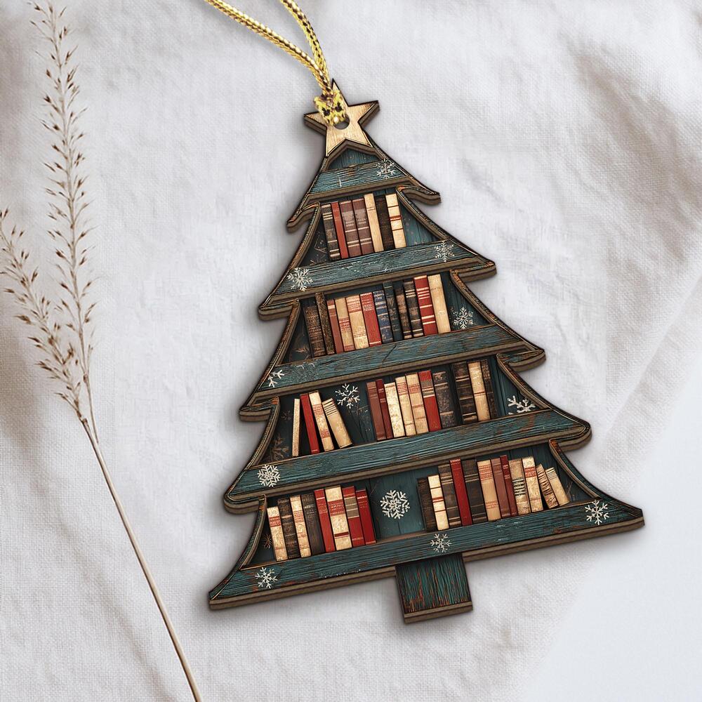 Pagewings Christmas Book Tree Ornament