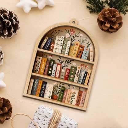 Pagewings Christmas Bookshelf Ornament