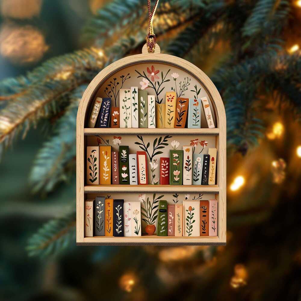 Pagewings Christmas Bookshelf Ornament
