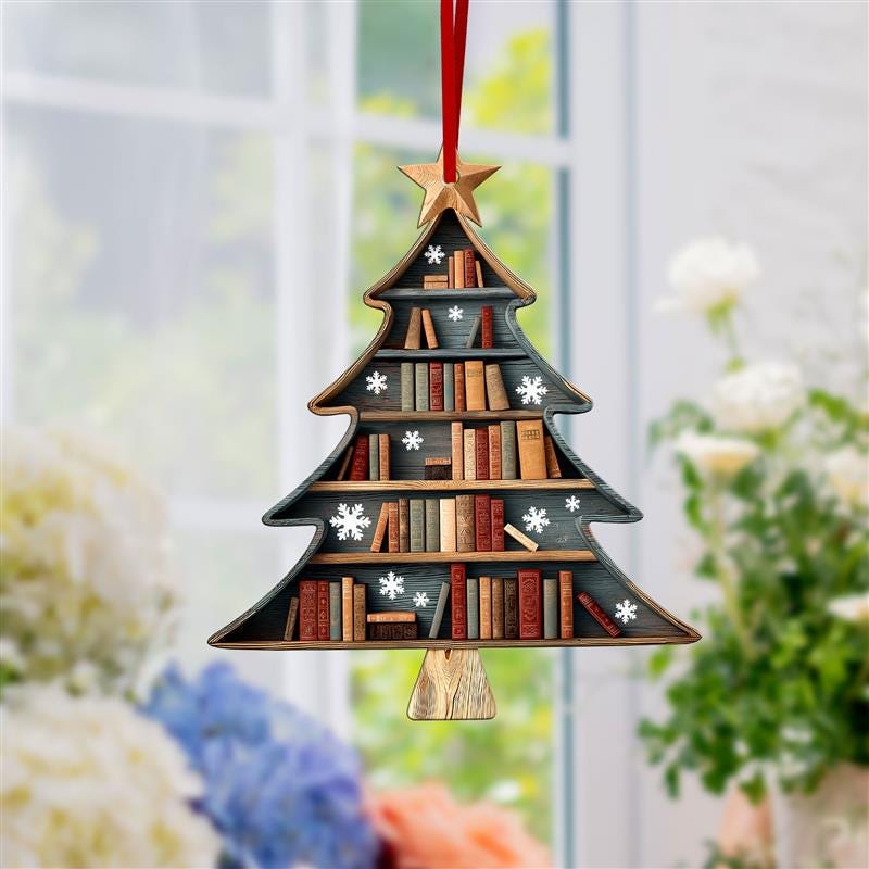 Pagewings Christmas Book Tree Ornament