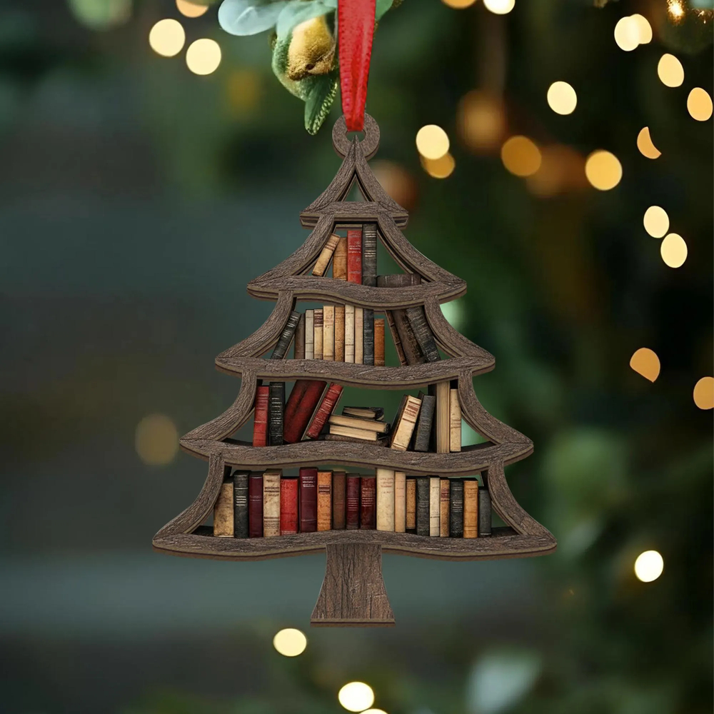 Pagewings Christmas Book Tree Ornament