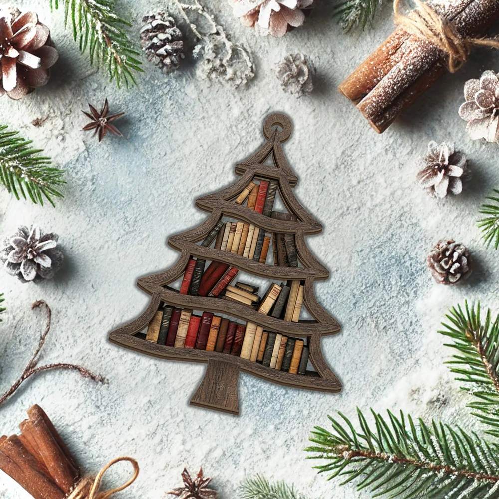Pagewings Christmas Book Tree Ornament