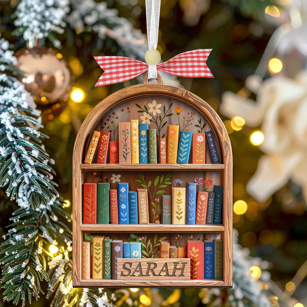 Pagewings Personalized Christmas Book Ornament