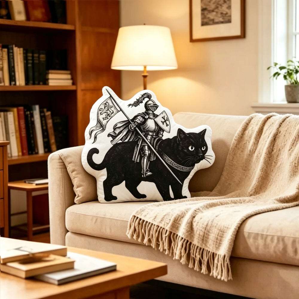 Pagewings Defend The Public Library Shaped Throw Pillow