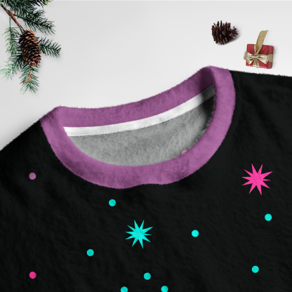 Pagewings Sci Fi Book Lover Unisex Ugly Light Knit Sweatshirt