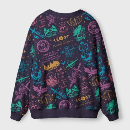 Pagewings Fantasy Light Knit Unisex Cardigan Sweaters