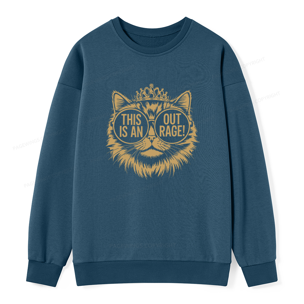 Pagewings This Is An Outrage Unisex Classic Sweatshirt