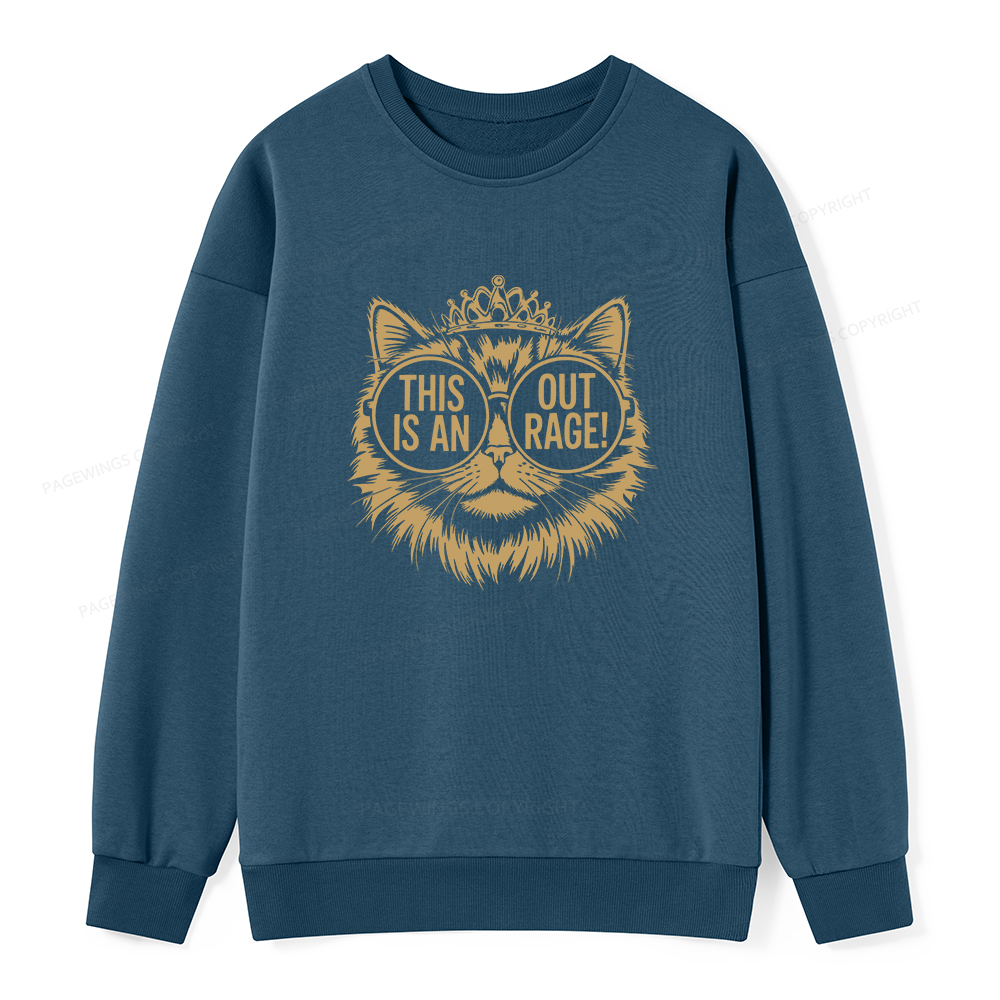 Pagewings This Is An Outrage Unisex Classic Sweatshirt