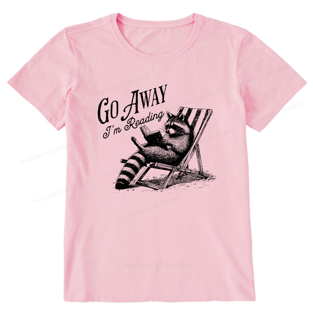 Pagewings Funny Raccoon Book Lover Tshirt Unisex Classic T-shirt