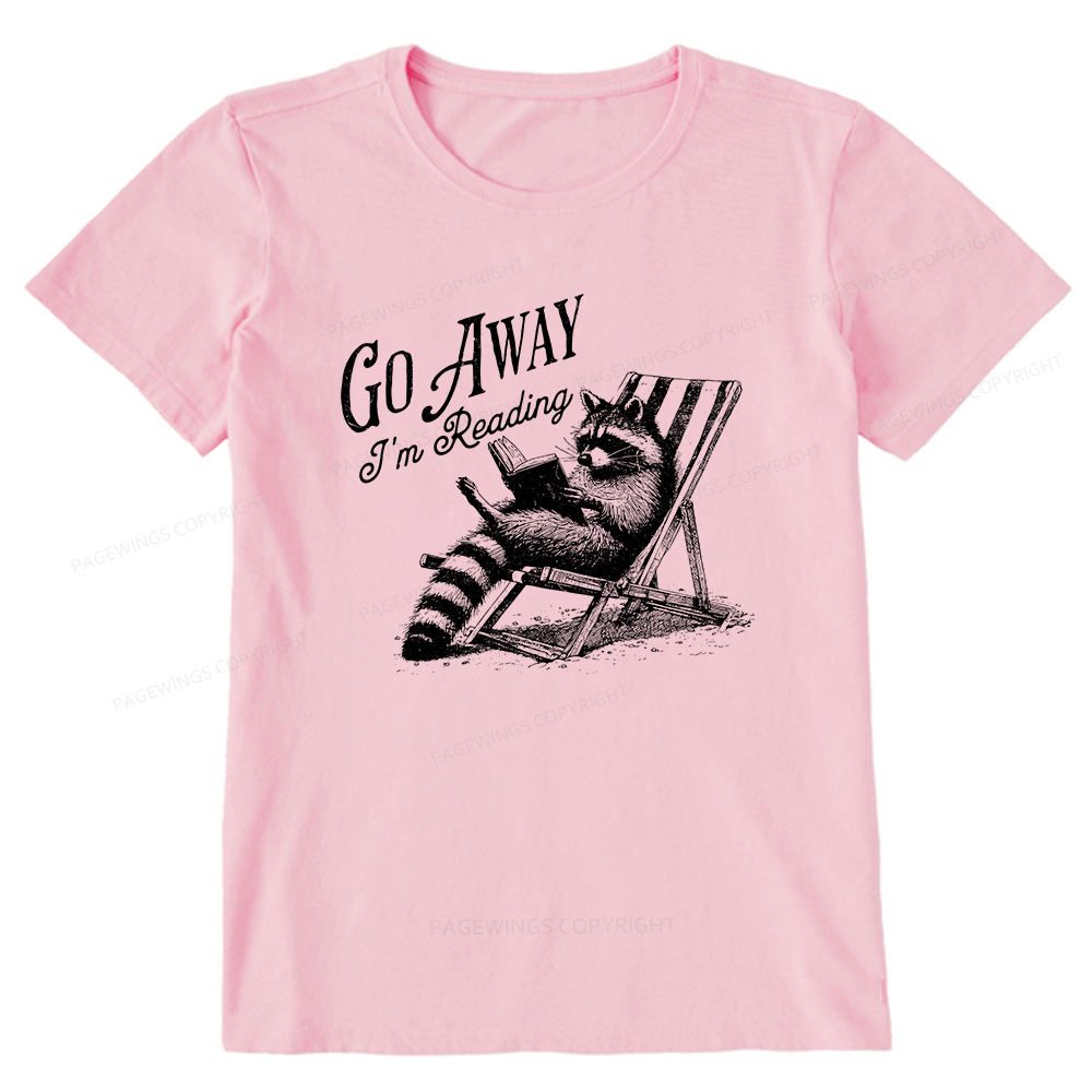 Pagewings Funny Raccoon Book Lover Tshirt Unisex Classic T-shirt