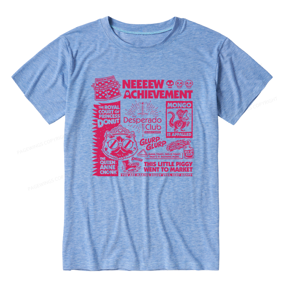 Pagewings Sci Fi Novel Lover Unisex Heather T-Shirt