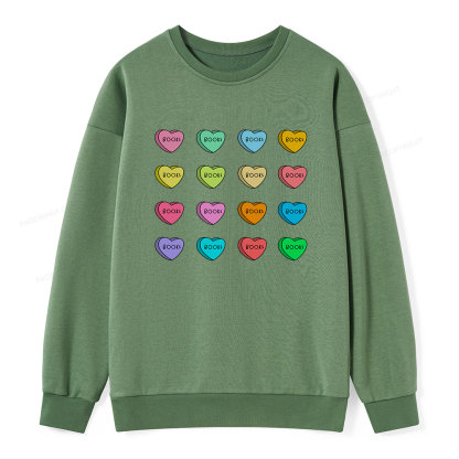 Pagewings Valentine's Day Librarian Unisex Classic Sweatshirt