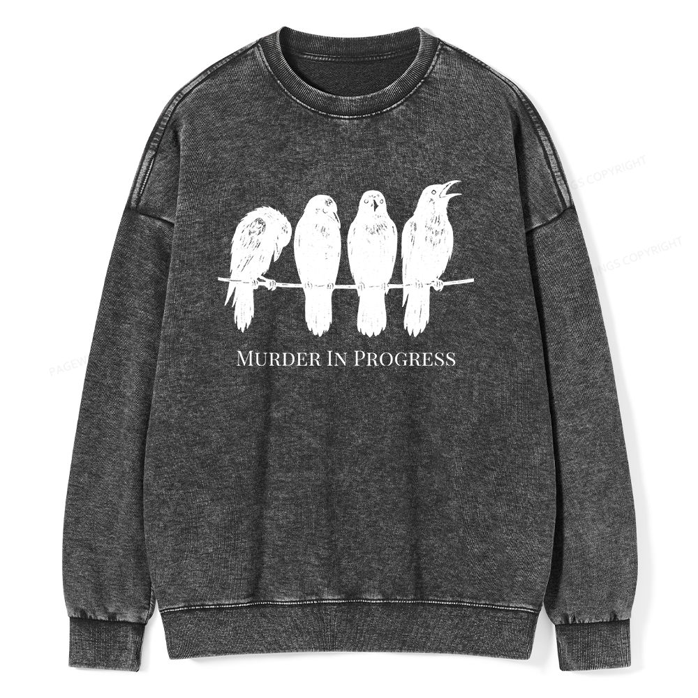 Pagewings The Matriarchy Would Never Unisex Washed Sweatshirt
