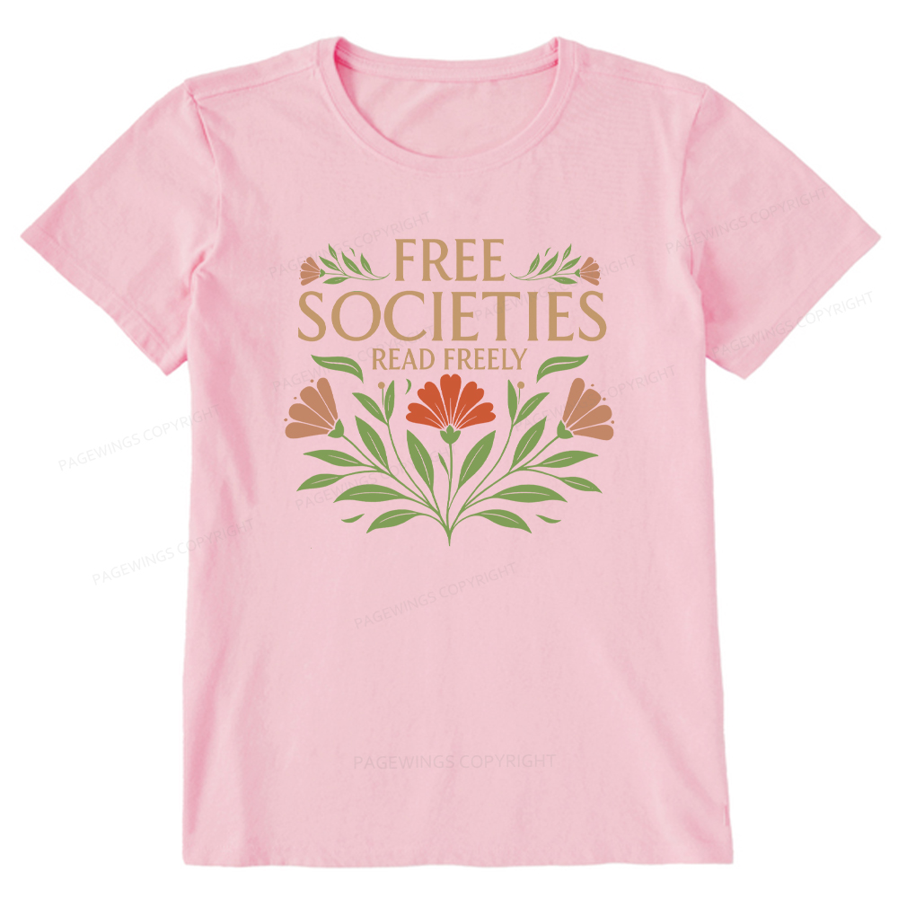 Pagewings Free Societies Read Freely Unisex Classic T-shirt