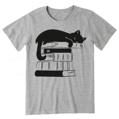 Pagewings Books And Cats Unisex Classic T-shirt