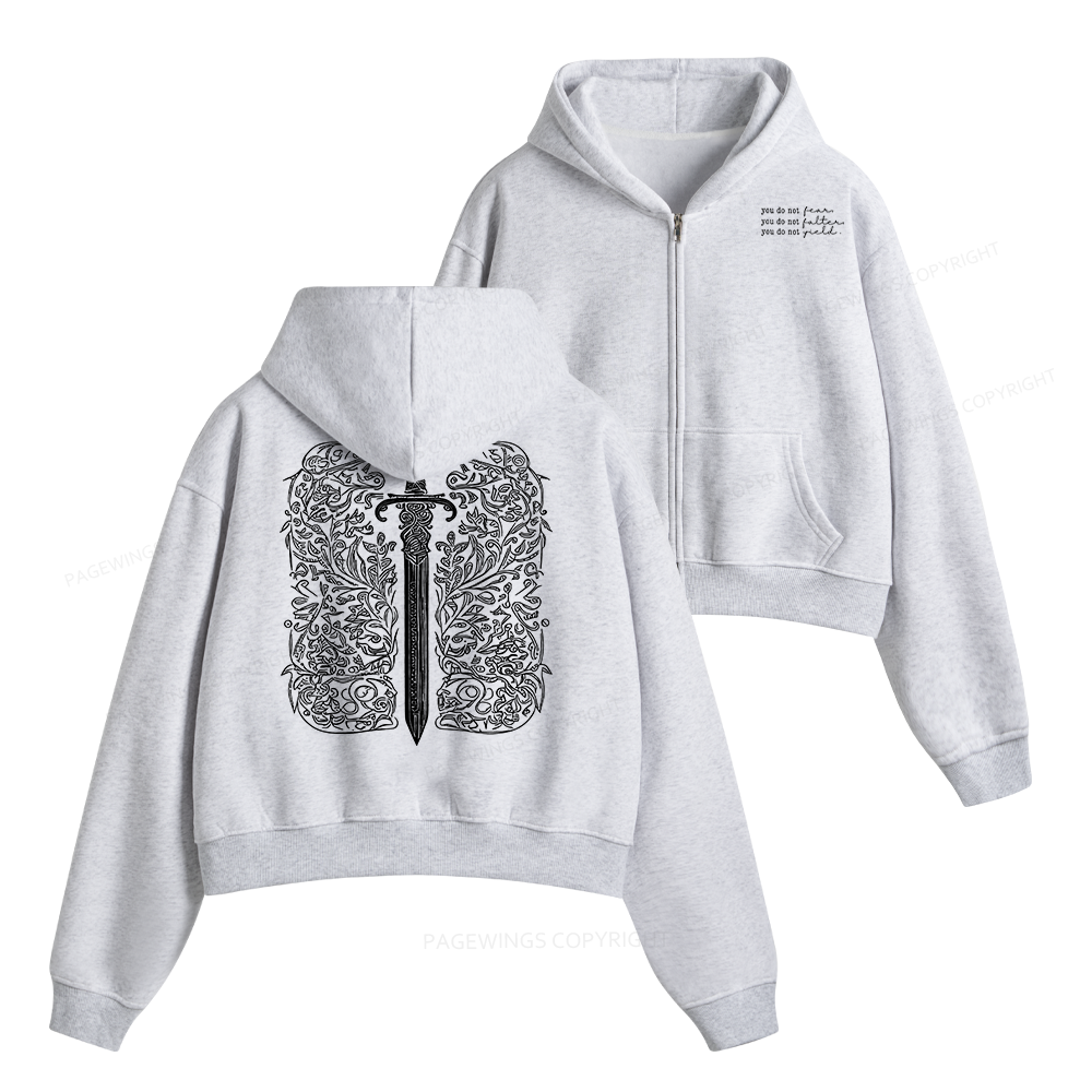 Pagewings You Do Not Yield Fleece Zip-Up Hoodie