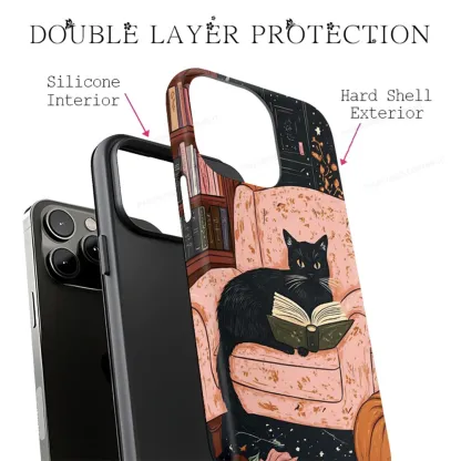 Pagewings Just A Cat Who Loves Reading Phone Case