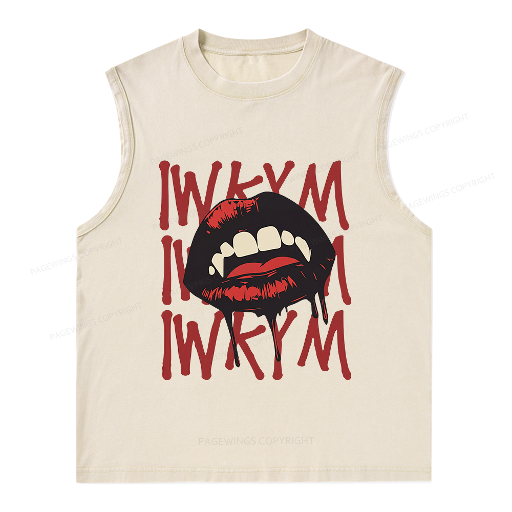 Pagewings Sci-Fi Novel Lover Unisex Washed Tank Top