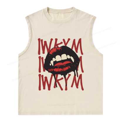 Pagewings Sci-Fi Novel Lover Unisex Washed Tank Top