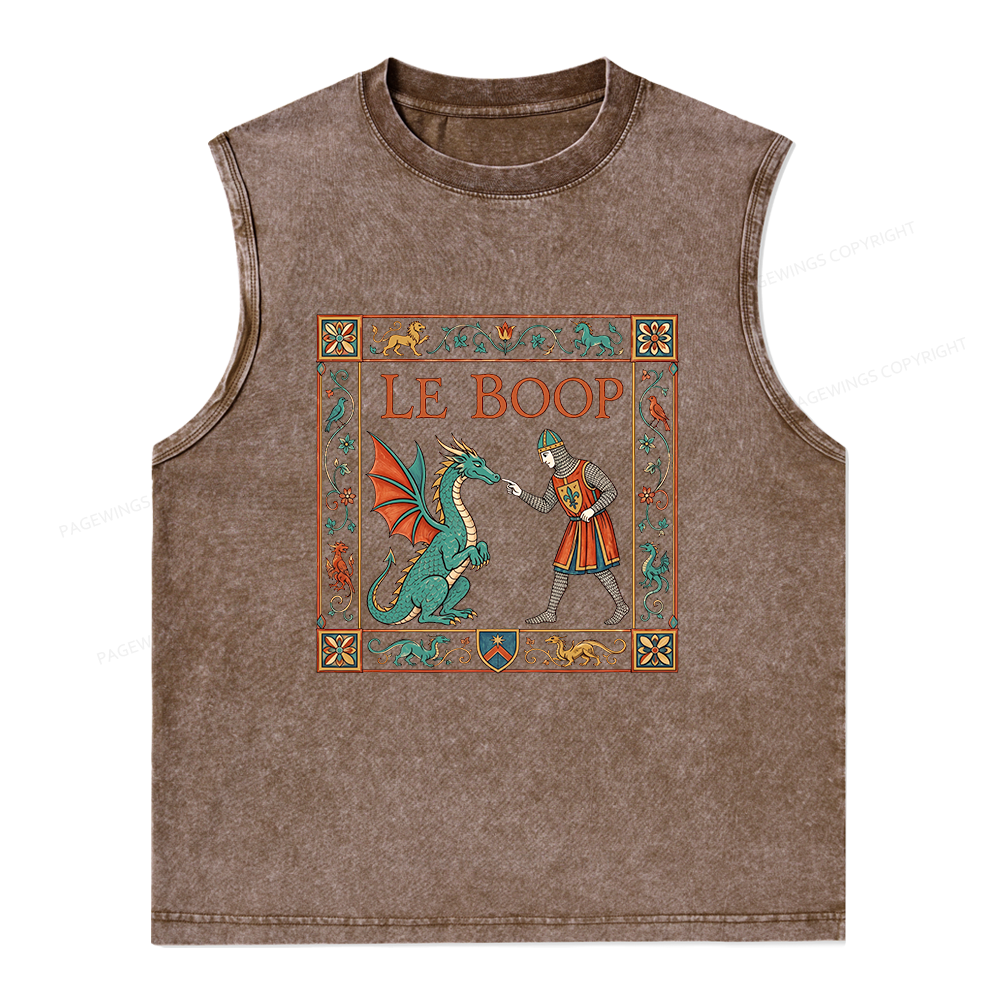 Pagewings Le Boop Unisex Washed Tank Top