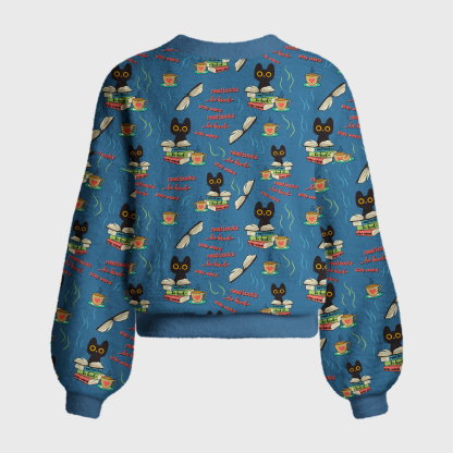 Pagewings Read Books Be Kind Stay Weird 7010X Women's Cardigan Sweater