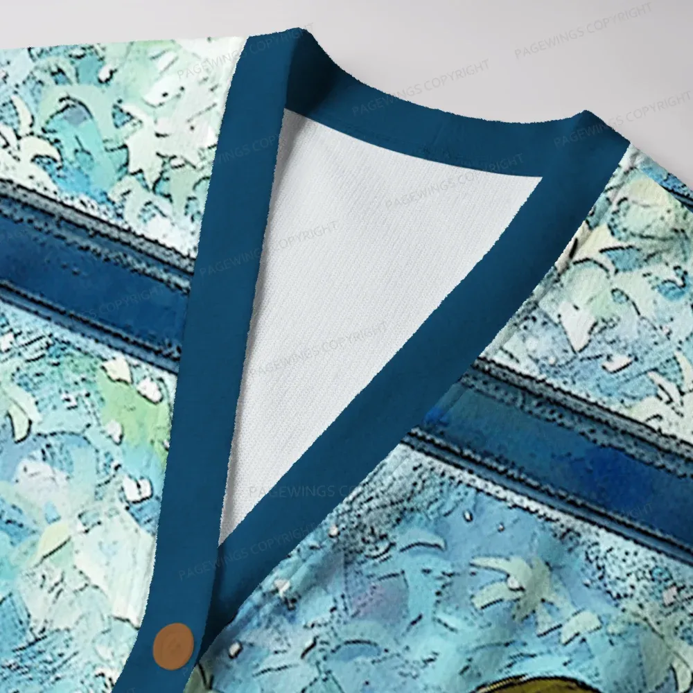 Pagewings Book Girl Unisex Ugly Cardigan Sweaters