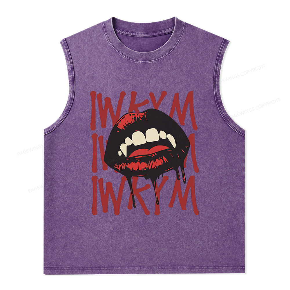 Pagewings Sci-Fi Novel Lover Unisex Washed Tank Top