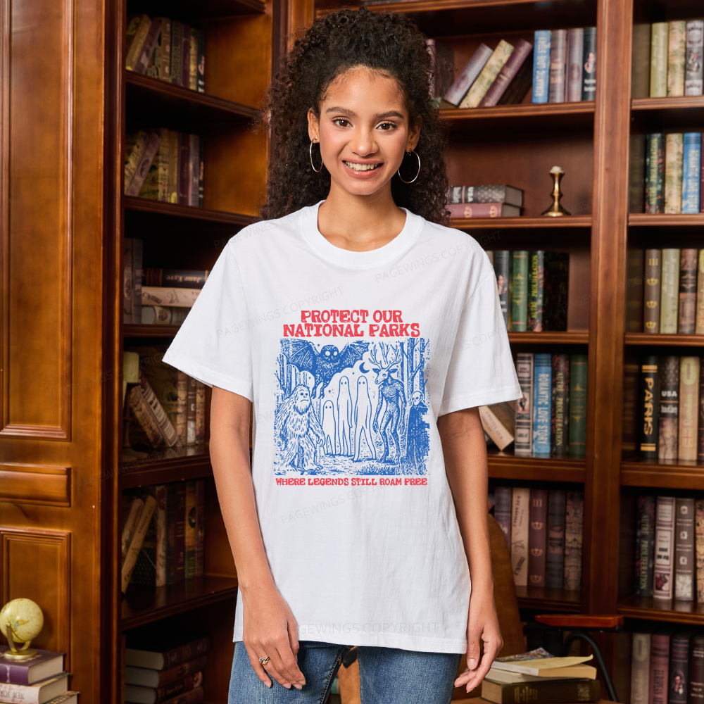Pagewings Protect Our Parks Vintage Camping Unisex Classic T-shirt