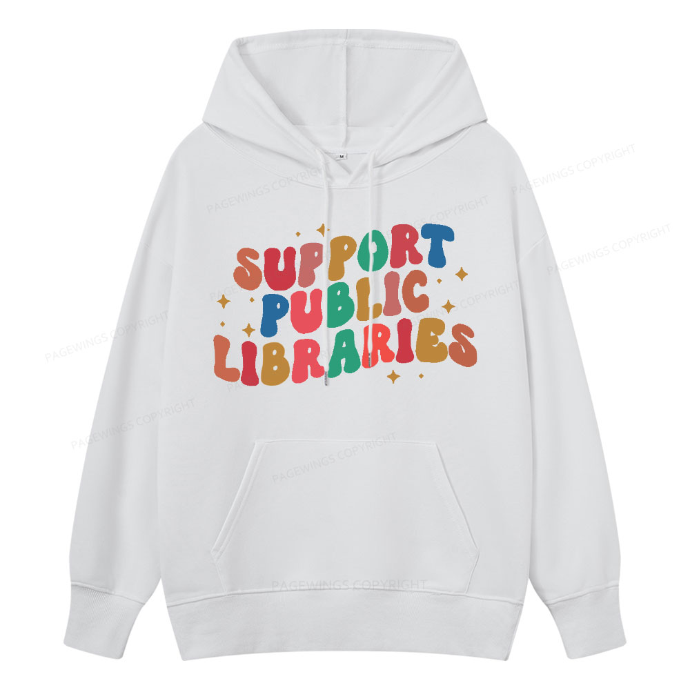 Pagewings Public Library Unisex Classic Hoodie