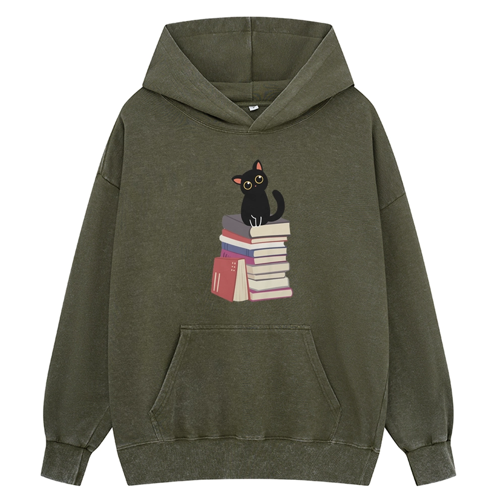 Pagewings It's A Good Day To Read Books Unisex Washed Hoodie